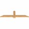 Ekena Millwork Eugene Smooth Timber Gable Bracket, Western Red Cedar, 48"W x 14"H x 1 1/2"D x 3 1/2"F, 7/12 Pitch GBW048X14X0204EUG00SWR - alternate 3